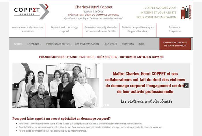 visuel du site coppet-avocats.fr